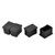 uxcell Rubber Furniture Table Desk Chair Foot Leg End Cap Cover 38mm x 25mm 4pcs Black