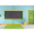 YongFoto 5x3ft Preschool Classroom Backdrop Blackboard Back to School Backdrop Kindergarten Backdrop Children Student Back to School Photo Background