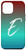 iPhone 12 Pro Max Letter E Blue to Red Gradient Phone Case Cute Teal Initial E Case