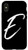 iPhone X/XS Letter E Phone Case Black Calligraphy Monogram Initial E Case