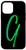 iPhone 12 mini Green Letter G Phone Case Green Gradient Ombre Initial G Case