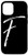 iPhone 12/12 Pro Letter F Phone Case Black Calligraphy Monogram Initial F Case