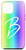 iPhone 12 Pro Max Rainbow Initial B Phone Case Colorful Rainbow Ombre Letter B Case