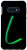 Galaxy S10e Green Letter L Phone Case Green Gradient Ombre Initial L Case