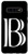 Galaxy S10Plus Initial B Phone Case Black Varsity Style Monogram Letter B Case