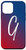 iPhone 12 mini Initial G Phone Case Gradient Ombre Red Purple Blue Letter G Case