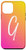iPhone 12 mini Initial G Phone Case Ombre Pink to Orange Sunrise Letter G Case