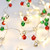 20 Ft 60 LED Christmas Bell String Light Battery Operated Fairy String Light Copper Wire Decorative Light for Christmas Party Indoor Outdoor Gardens Decoration