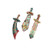 DJECO Like a Pirate Mosaic Swords Craft Kit