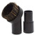 25MM Horse Hair Round Dust Brush 1.25" Cleaner Vacuum Attachment Brush Soft Bristles Replacement with 1-1/4" to 1-3/8" Hose Adapter