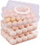 3-Layer 60 Grid Large Capacity Egg Holder Tray for Refrigerator, Household Egg Fresh Storage Container for Fridge, Egg Devil Egg Container Case