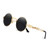 DIREBAN Retro Round Steampunk Sunglasses John Lennon Style Metal Frame Circle Sun Glasses For Men Women (Gold Frame/Gray Lens, 51) DIREBAN Retro Round Steampunk Sunglasses John Lennon Style Metal Frame Circle Sun Glasses For Men Women (Gold Frame/Gray Lens, 51)