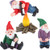 XIDAJIE Miniature Gardening Drinking Gnomes - Set of 4Pcs Garden Miniature Gnomes Accessories for The Miniature Fairy Garden