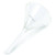 Corning Pyrex  6180-50, 50mm Diameter 60° Angle Fluted Funnel, Short Stem (Single)