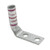 Panduit LCC4-38DWF-L Code Conductor Copper Compression Lug, 2 Hole,  4 -  3 AWG STR,  2 AWG SOL, 3/8-Inch Stud, 90° Bent Angle