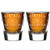 2pk Vintage 1961 Etched 2oz Shot Glasses - 60th Birthday Aged to Perfection - 60 years old gifts