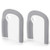 Pan Scraper, 2 pcs Durable Dish Scraper, Pot Scraper, Plastic Scrubbers for Pans, Multifunctional Kitchen Utensils