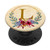 Letter L Initial Floral Flower Monogram Gift Women Girls PopSockets PopGrip: Swappable Grip for Phones  and  Tablets