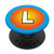 Sun Design with Letter L PopSockets PopGrip: Swappable Grip for Phones  and  Tablets