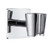 Shower Head Holder Brass Shower Head Bracket Adhesive Shower Wand Holder Shower Head Wall Mount Holder for Handheld Showerhead and Bidet Sprayer