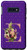 Galaxy S10e Purple floral Initial Letter E monogram blush lilac flowers Case