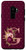 Galaxy S9Plus Maroon floral Initial Letter G monogram blush flowers Case