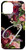 iPhone 12 Pro Max Vintage floral Maroon blush initial letter F monogram Case
