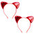 VWMYQ Valentine's Day Headband Heart Headband Red Sequin Love-shaped Head Boppers Hair Accessories for Valentine Party Props Photo props