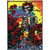 C&D Visionary Grateful Dead, Skull & Roses ON TIE DYE - Original Licensed Artwork Magnet, 2.5" X 3.5"