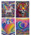 Lisa Frank 2 Pocket Glitter Folders Assorted Designs