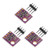 MELIFE 3pcs BME280 5V Temperature Humidity Sensor Module Compatible with BMP280 Atmospheric Barometric Pressure Sensor Board IIC I2C Breakout for Arduino