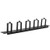 Cmple Rack Mount Cable Management Panel 1U Horizontal 19-Inch with 5 D-Rings 3-Inches Deep