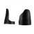 Finn-Tack Rubber scalps - Black - Large