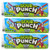 Sour Punch Easter Straws Candy Basket Stuffer, Blue Raspberry, Grape, Fruit Punch, and Lemon Flavored Straw Candies, Pack of 3, 3.7 Ounces