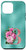 iPhone 12 mini Teal floral Initial letter B monogram lilac flowers Case