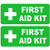 Two Pack First Aid Kit Inside Sticker Decal Vinyl Emergency Rescue Vinyl Made in USA
