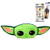 Mandalorian Baby Yoda Activity Bundle The Child School Supplies - Baby Yoda Plush Toy Backpack with Stickers and Bookmark (Mandalorian Plushie)