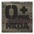 Multicam Infrared IR OPOS NKDA OPlus Blood Type 2x2 Tactical Morale Hook and Loop Patch