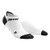 CEP Men's No Show Compression 3.0 Run Socks White/Dark Grey Size 3