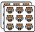 Angry Tiger Face Mascot Animal Art Decor 2" Each Sticker for Scrapbooking, Calendars, Arts, Kids DIY Crafts, Album, Bullet Journals 18 Pack