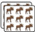 Moose 2" 18 Pack Planner Calender Scrapbooking Crafting Stickers