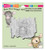 STAMPENDOUS Cling Rain Flower Rubber Stamp