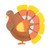 Fun Express Candy Corn Paper Plate Turkey Craft Kit - Makes 12 - Thanksgiving Crafts for Kids