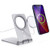 Foldable Phone Stand for Magnetic Charger, Magnetic Stand Holder for iPhone 12/12 Pro/12 Pro Max/12 Mini, Magnetic Charger Stand, (Charger Not Included), Silver