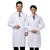 CalorMixs Unisex Lab Coat White 40 Inch Professional Long Coat (Medium, White)
