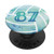 87 Volleyball Turquoise Number Design  87 PopSockets PopGrip: Swappable Grip for Phones  and  Tablets