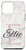 iPhone 12 Pro Max Ellie Pink Monogram Letter E Girls Personalized Name Case