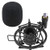 SUNMON SM58S Microphone Shock Mount Holder with Foam Windscreen for Absorbe Vibration and Noise, Pop Filter Suitable for Shure SM58S, SM58 Dynamic Mic 