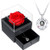 I Love You Necklace 100 Languages Projection Pendant Necklace with Red Rose Package Box Round Crystal Pendant Loving Memory Collarbone Necklace with Rose Jewelry for Valentine's Day (Silver) I Love You Necklace 100 Languages Projection Pendant Necklace with Red Rose Package Box Round Crystal Pendant Loving Memory Collarbone Necklace with Rose Jewelry for Valentine's Day (Silver)
