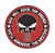 Jffcestore Tactical Morale Patch Embroidered Patch Hook&Loop Fastener Backing Emblem Punisher Patch(Red)
